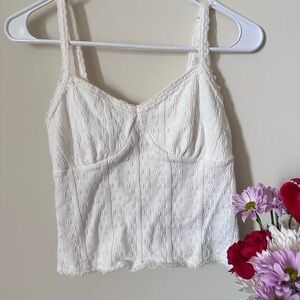 No Boundaries White Lace Chemise